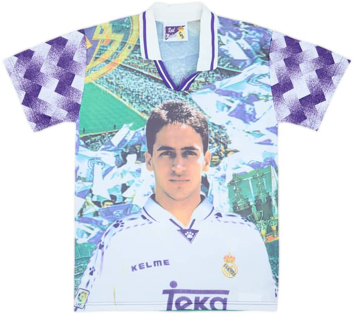 1996-97 Real Madrid Taquy Fan Shirt Raul #7 - 8/10 - (S)