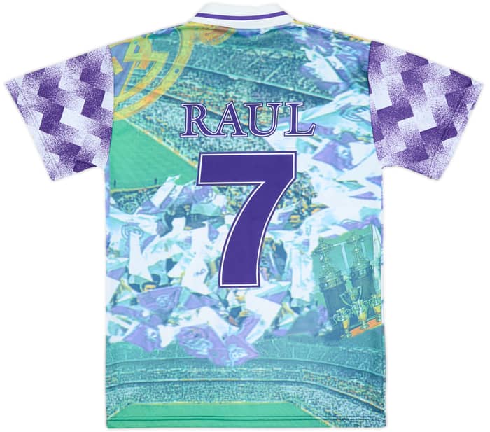 1996-97 Real Madrid Taquy Fan Shirt Raul #7 - 8/10 - (S)