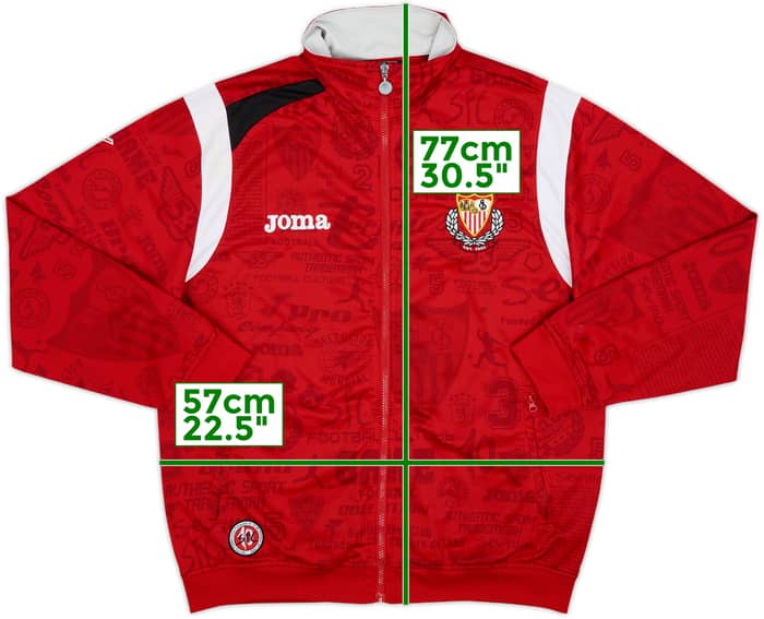 2005-06 Sevilla Joma Centenary Track Jacket - 9/10 - (L)