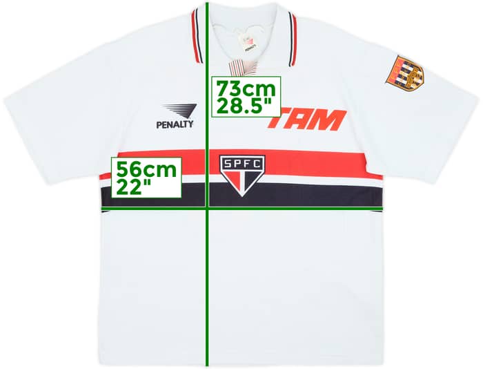 1994 Sao Paulo Home Shirt #10 - 7/10 - (L)