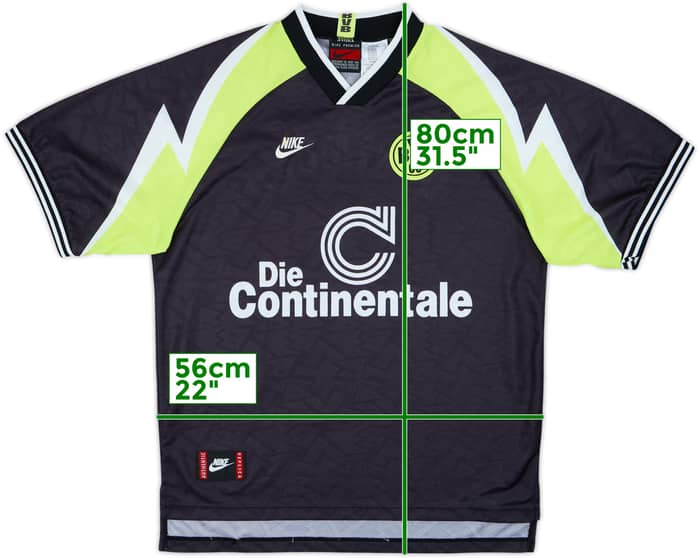 1995-96 Borussia Dortmund Away Shirt - 8/10 - (XL)