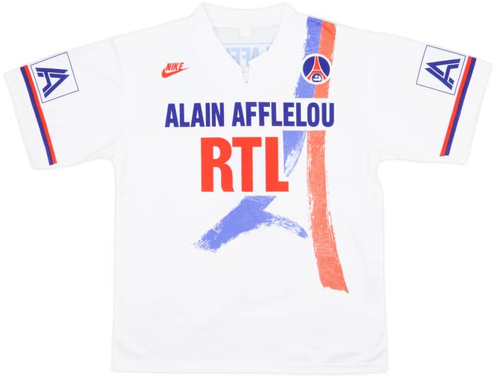 1990-91 Paris Saint-Germain Away Shirt #6 - 9/10 - (L)