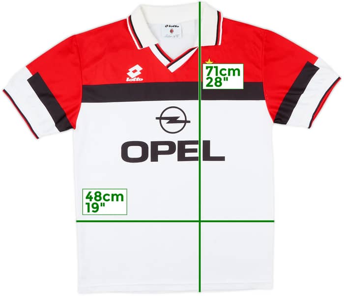 1994-95 AC Milan Away Shirt - 7/10 - (M)