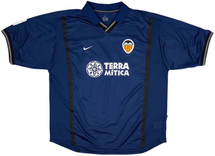 2000-01 Valencia Away Shirt Aimar #22 - 9/10 - (XL)