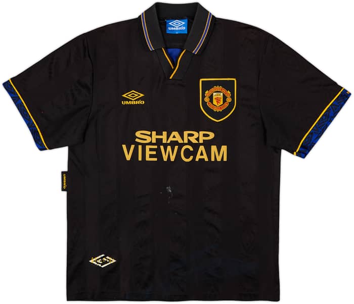 1993-95 Manchester United Camiseta Visitante Cantona #7 - 6/10 - (M)