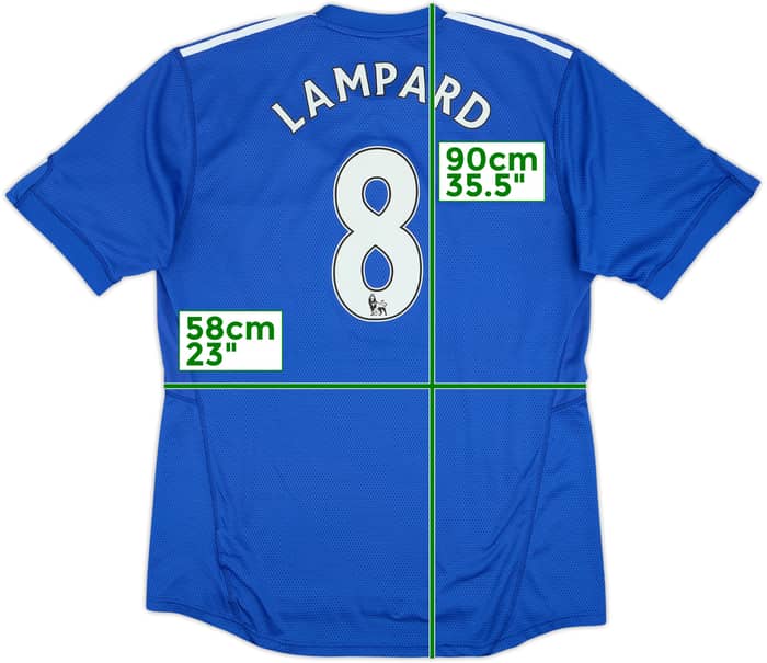 2009-10 Chelsea Home Shirt Lampard #8 - 7/10 - (XL)