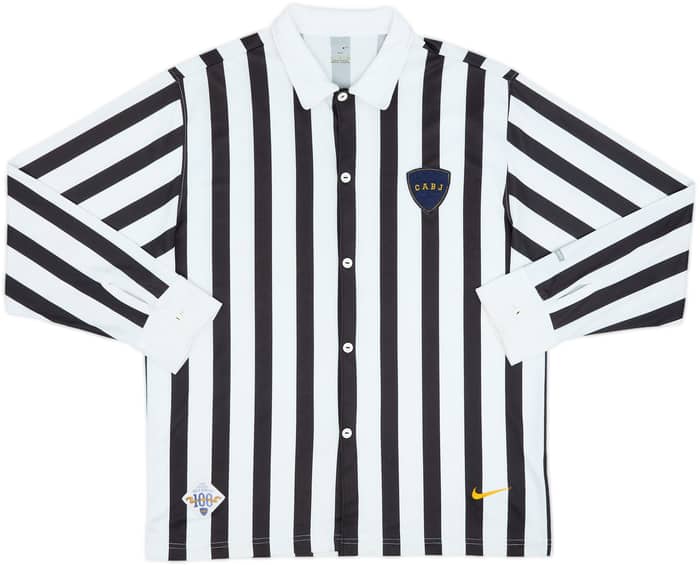 2005-06 Boca Juniors Nike Retro Centenary Button Up L/S Shirt - 6/10 - (L)