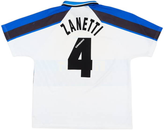1996-97 Inter Milan Away Shirt Zanetti #4 - 5/10 - (XL)