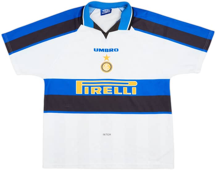1996-97 Inter Milan Away Shirt Zanetti #4 - 5/10 - (XL)