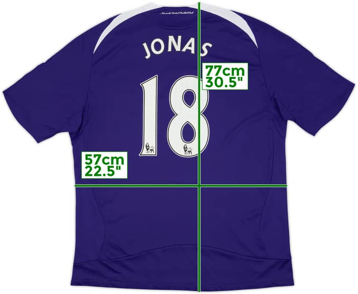 2008-09 Newcastle Away Shirt Jonas #18 - 5/10 - (XL)