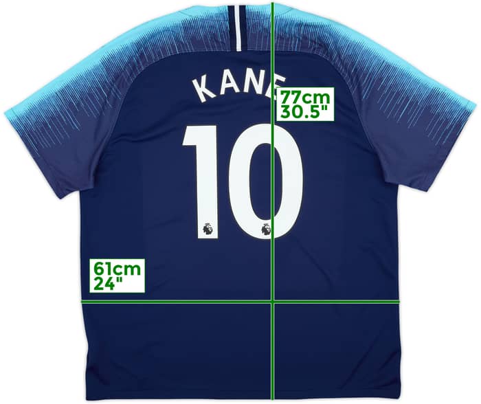 2018-19 Tottenham Away Shirt Kane #10 - 8/10 - (XXL)
