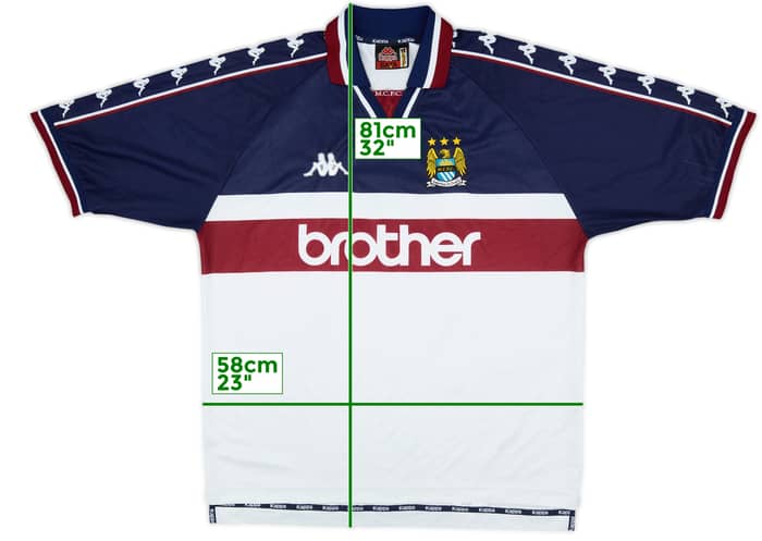 1997-98 Manchester City Away Shirt - 8/10 - (XL)