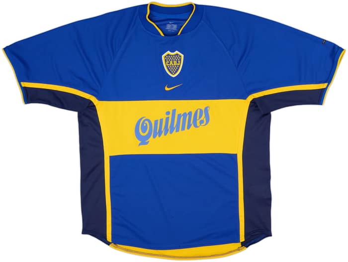 2001-02 Boca Juniors Home Shirt - 9/10 - (M)