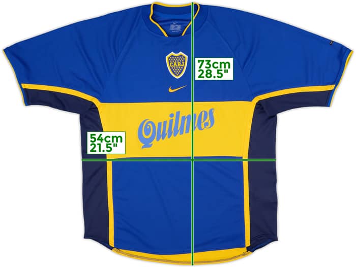 2001-02 Boca Juniors Home Shirt - 9/10 - (M)