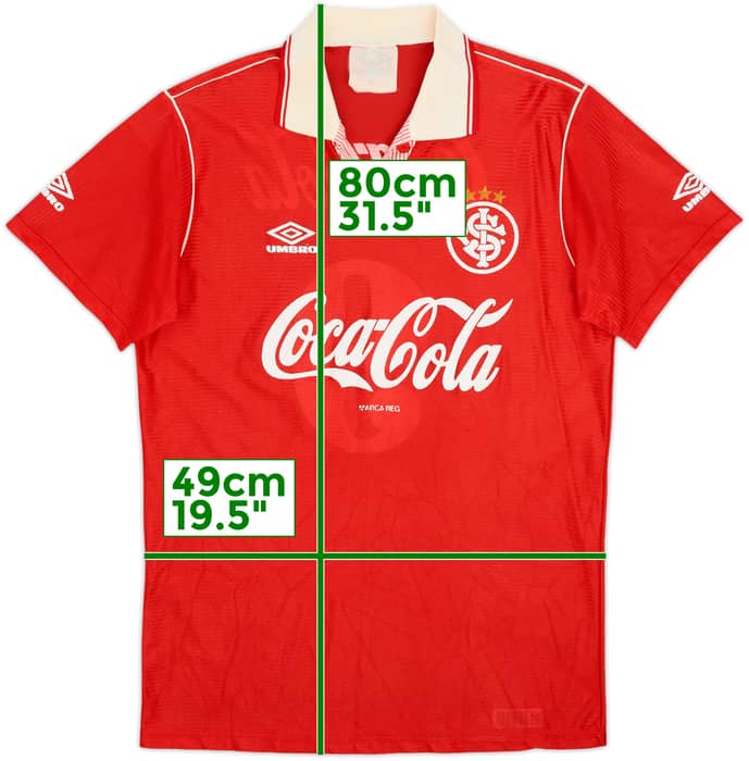 1991-93 Internacional Home Shirt #9 - 6/10 - (L)