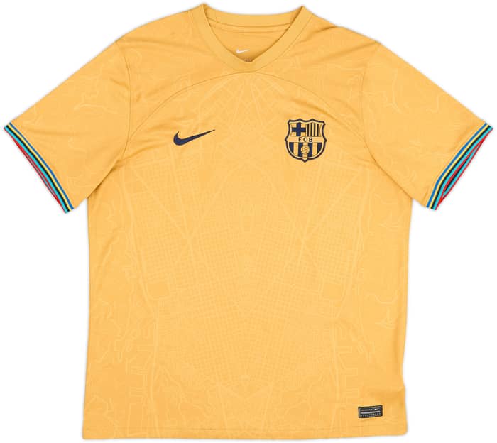 2022-23 Barcelona Away Shirt Lewandowski #9 - 9/10 - (L)