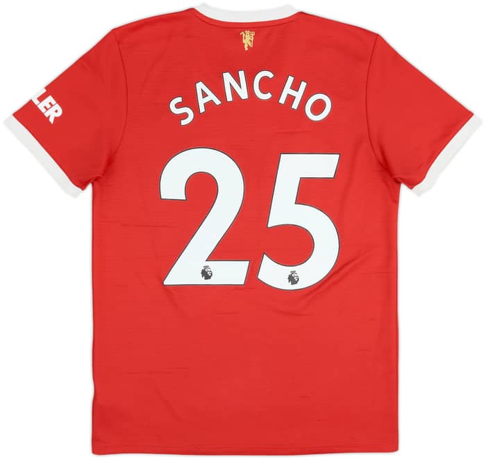 2021-22 Manchester United Camiseta de local Sancho #25 - 7/10 - (M)