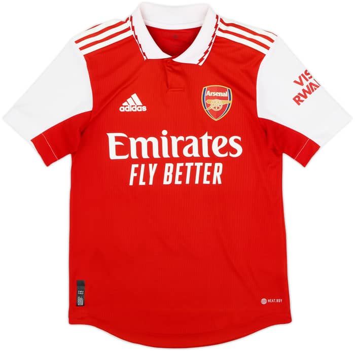 2022-23 Arsenal Authentic Home Shirt Odegaard #8 - 8/10 - (XS)