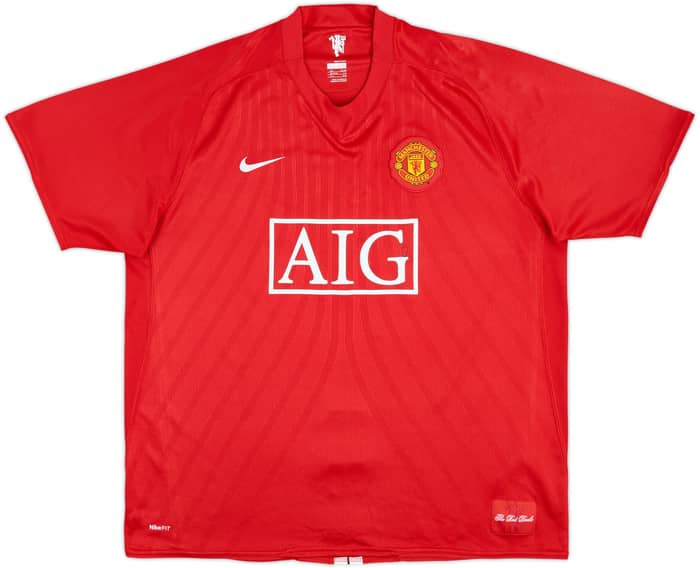 2007-09 Manchester United Local Camiseta Ronaldo #7 - 4/10 - (XXL)