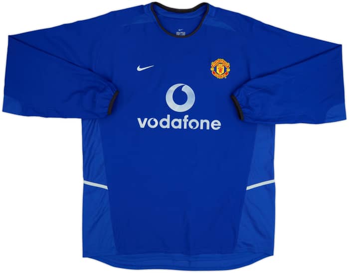 2002-03 Manchester United Third L/S Shirt Beckham #7 - 6/10 - (XL)