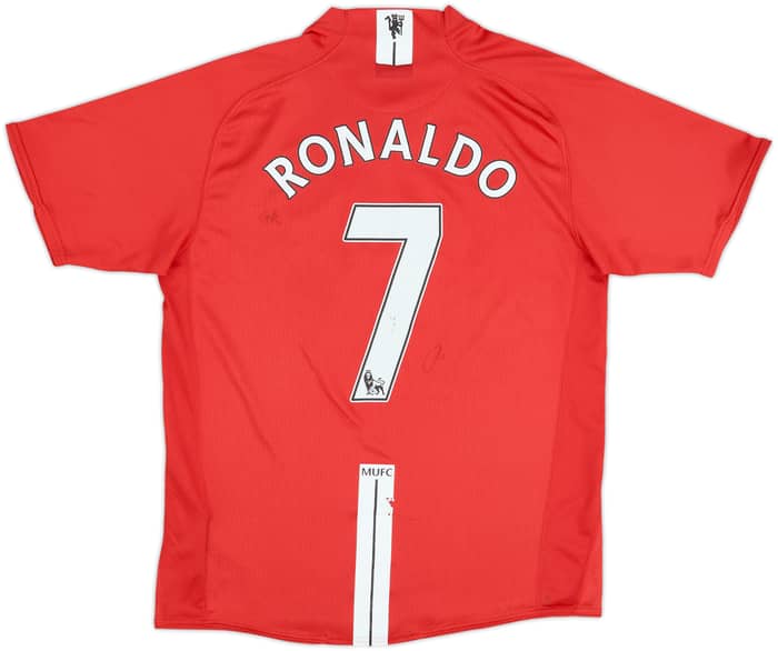 2007-09 Manchester United Camiseta Local Ronaldo #7 - 5/10 - (M)