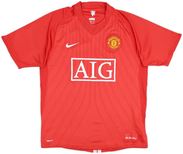 2007-09 Manchester United Camiseta Local Ronaldo #7 - 5/10 - (M)