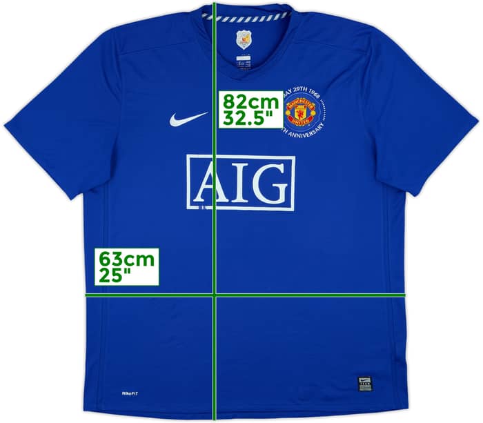 2008-09 Manchester United Third Shirt Betch #63 - 5/10 - (XXL)