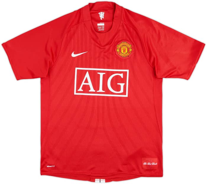 2007-09 Manchester United Home Shirt Rooney #10 - 8/10 - (S)