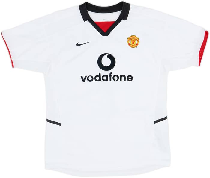 2002-03 Manchester United Away Shirt Beckham #7 - 10/10 - (XL.Boys)