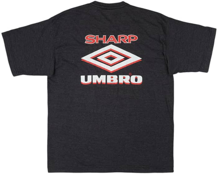 1995-96 Manchester United Umbro Cotton Tee - 7/10 - (XL)