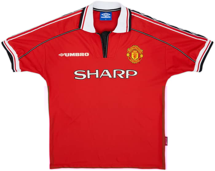1998-00 Manchester United Camiseta Local Beckham #7 - 5/10 - (M)
