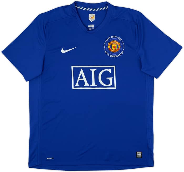 2008-09 Manchester United Third Shirt Berbatov #9 - 6/10 - (XL)