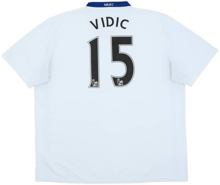 2008-10 Manchester United Away Shirt Vidic #15 - 5/10 - (XXL)