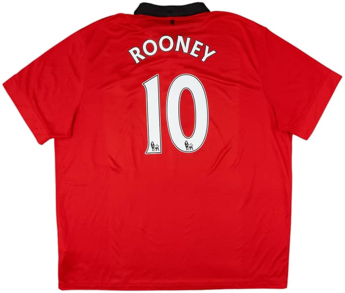 2013-14 Manchester United Home Shirt Rooney #10 - 10/10 - (3XL)