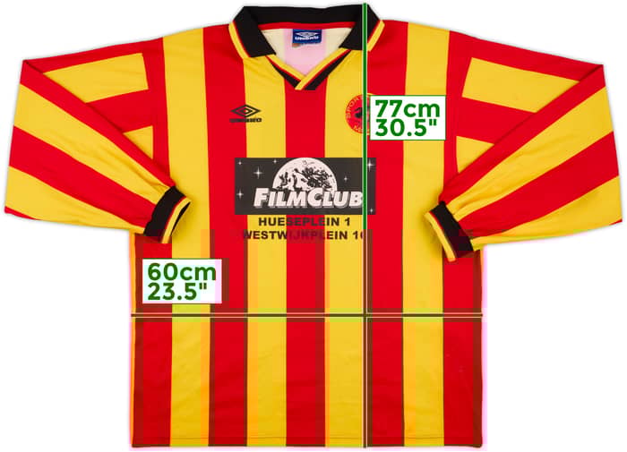 1999-00 Sporting Martinus Home L/S Shirt #9 - 9/10 - (XL)