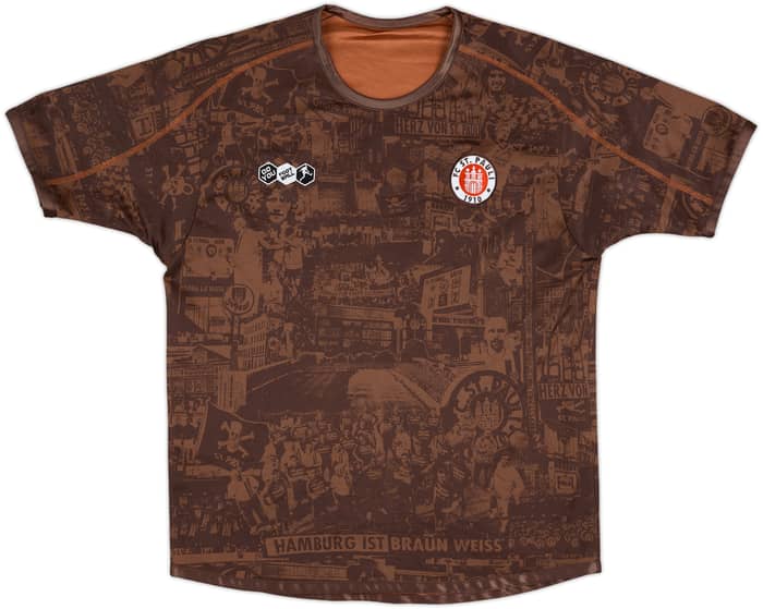 2010-11 St Pauli Reversible Centenary Home Shirt - 6/10 - (L)