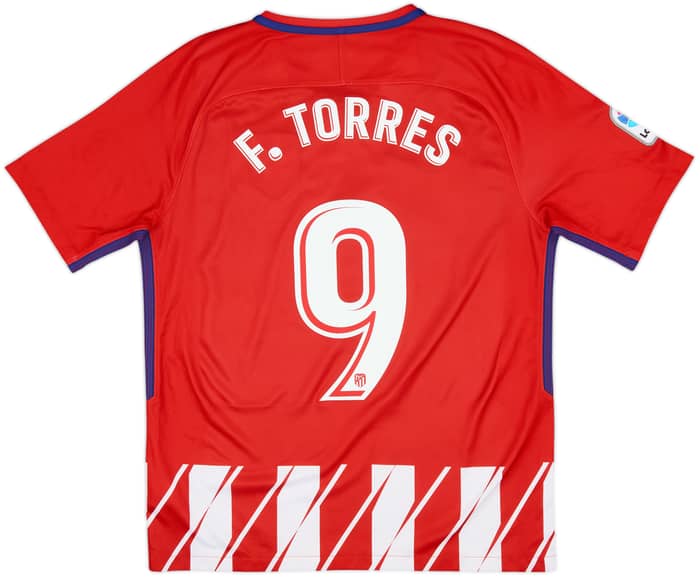 2017-18 Atletico Madrid Home Shirt F.Torres #9 - 8/10 - (M)