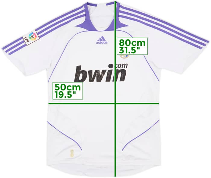 2007-08 Real Madrid Home Shirt - 6/10 - (L)