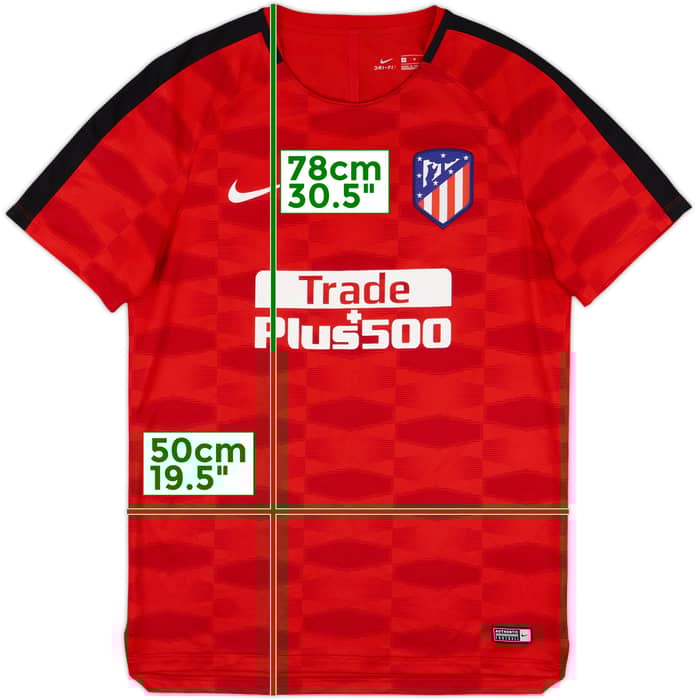 2017-18 Atletico Madrid Nike Training Shirt - 8/10 - (M)