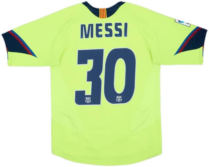 2005-06 Barcelona Away Shirt Messi #30 - 6/10 - (S)