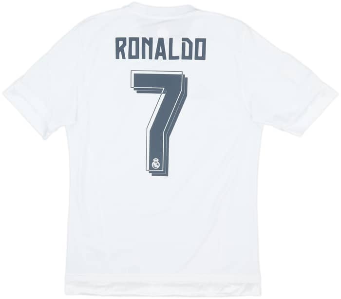 2015-16 Real Madrid Home Shirt Ronaldo #7 - 7/10 - (M)