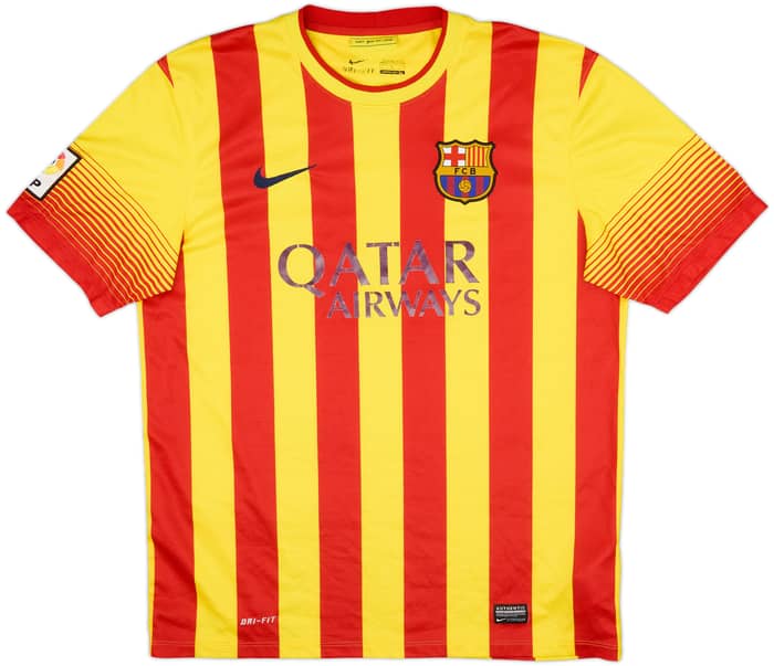 2013-15 Barcelona Camiseta Visitante Messi #10 - 6/10 - (L)
