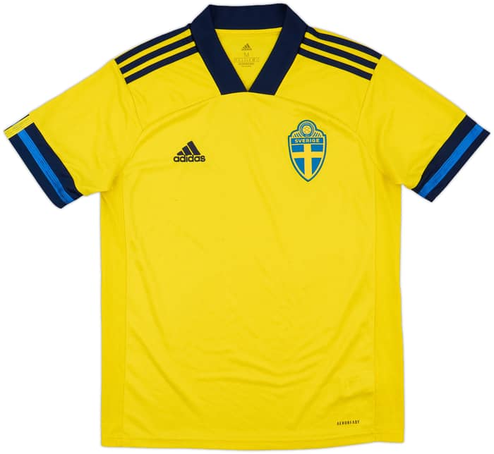 2020-21 Sweden Home Shirt - 8/10 - (M)