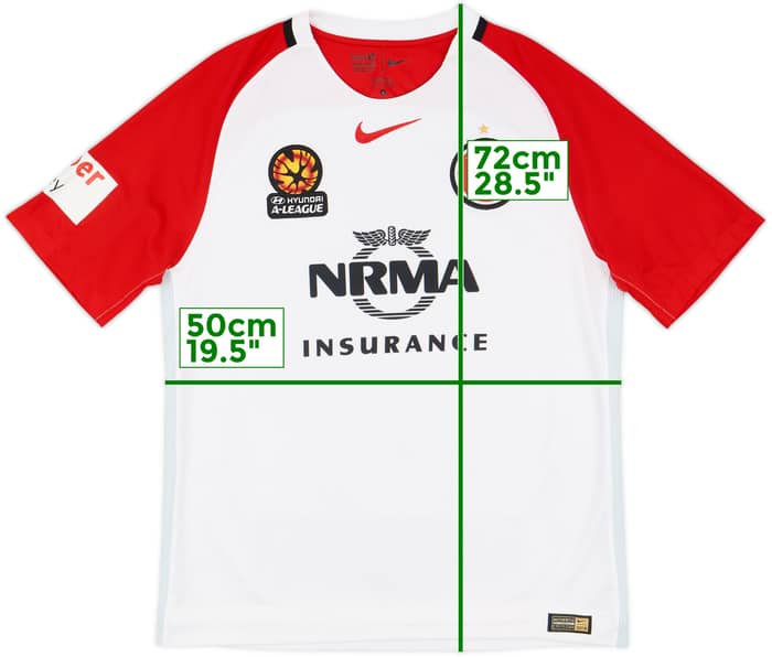 2016-17 Western Sydney Wanderers Away Shirt - 6/10 - (M)