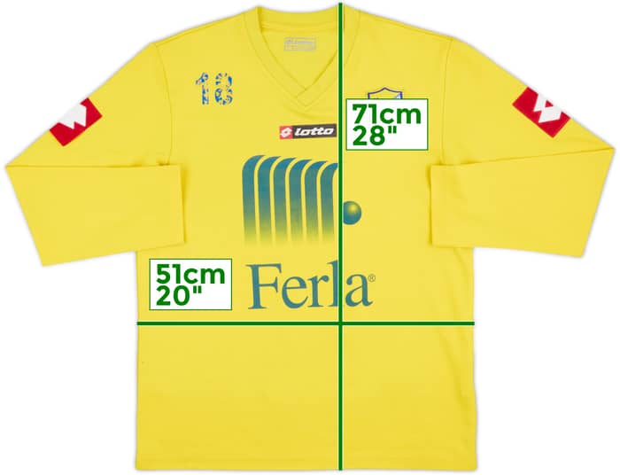 2009-10 Pergocrema Lotto Player Issue Training L/S Shirt #18 - 6/10 - (L)