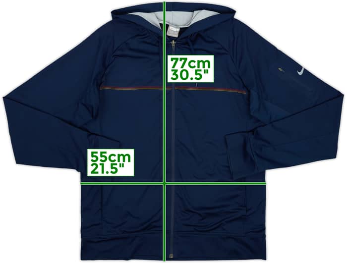 2008-10 Nike Ronaldinho R10 Hooded Track Jacket - 9/10 - (L)