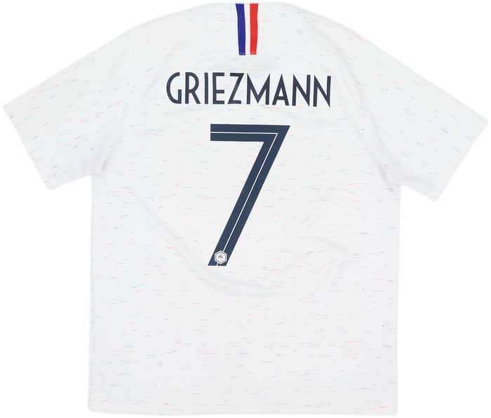 2018 France Away Shirt Griezmann #7 - 6/10 - (L)