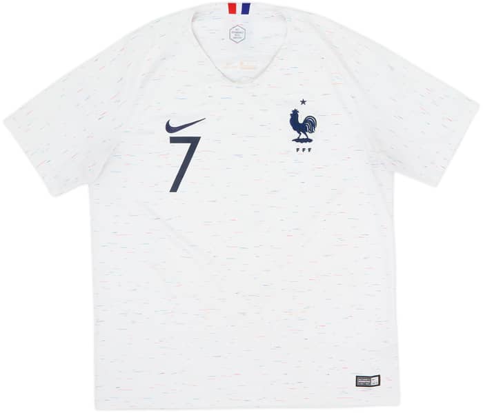2018 France Away Shirt Griezmann #7 - 6/10 - (L)