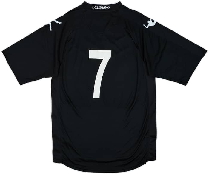 2011-12 FC Lugano Home Shirt #7 - 7/10 - (L)