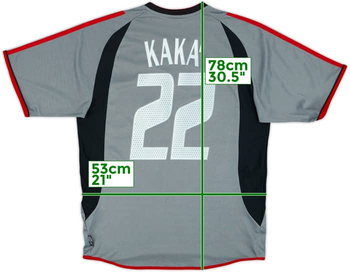 2003-04 AC Milan Third Shirt Kaka #22 - 6/10 - (M)